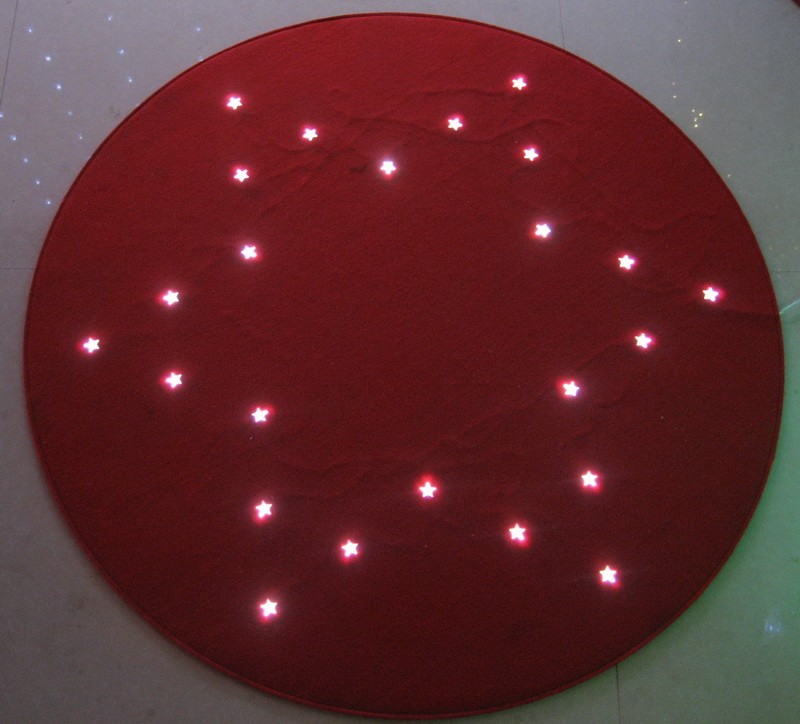 FY-002-A28 Crăciun ROUND rog FY-002-A28 de Craciun ieftine ROUND rogojină CU LED-uri de covor de lumină bec - Gama de lumina covorfabricate în China