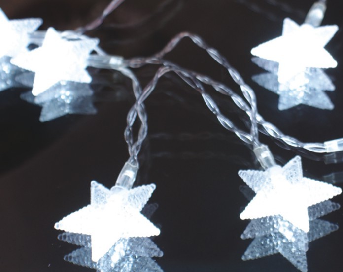 FY-009-A177 cu LED-uri Crăciun lumina lant cu DECORATION STAR FY-009-A177 lumină LED-uri ieftine LANȚ Crăciun, cu decor STAR Lumina LED String cu Outfit