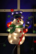 FY-60300 Crăciun, om de zăpadă fereastră lampa bec FY-60300 ieftin Crăciun om de zăpadă fereastră lampa bec Lumini de ferestre