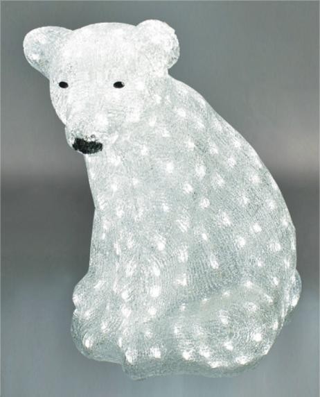 FY-001-C08 Crăciun acrilic Amplasarea urs polar lumina bec FY-001-C08 ieftine acrilic Crăciun Amplasarea urs polar bec lumina