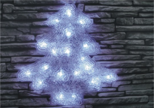 FY-001-K03 ieftine 2d Crăciun acrilic copac lumina bec FY-001-K03 ieftine 2d Crăciun acrilic copac lumina bec