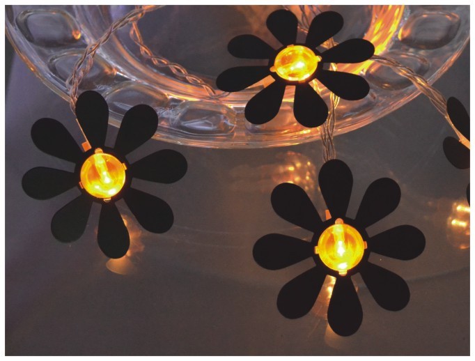  manufactured in China  FY-009-A194 LED cheap christmas LIGHT CHAIN WITH STEEL FLOWER  company