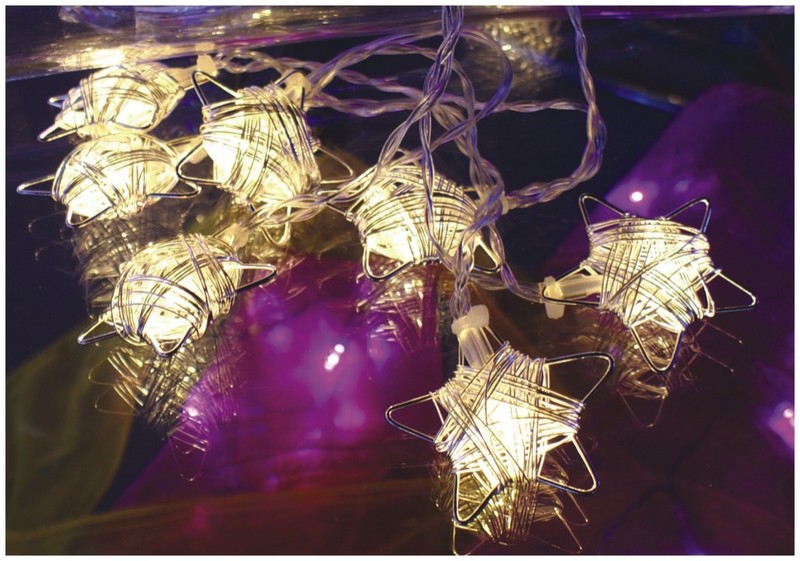  made in china  FY-009-F25 LED LIGHT CHAIN WITH STAR DECORATION  corporation