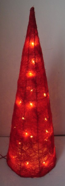 FY-06-030 Crăciun roșu con rattan lumina bec FY-06 la 030 de Craciun ieftine roșu con rattan lumina bec - Lumina ratanChina producător
