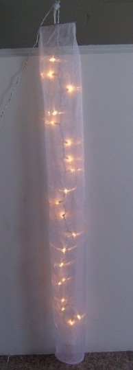 Crăciun Organdie lampa bec Craciun ieftine Organdie bec lumina - Set lumina decorfabricate în China