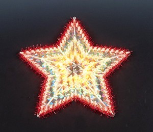 Crăciun stele din plastic cadru lumina bec Craciun ieftine stele din plastic cadru de lumina bec - Lumini de plastic cadruChina producător