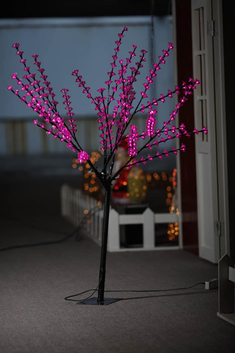 FY-50005 LED de Craciun ieftine ramură copac mic a condus lumini bec