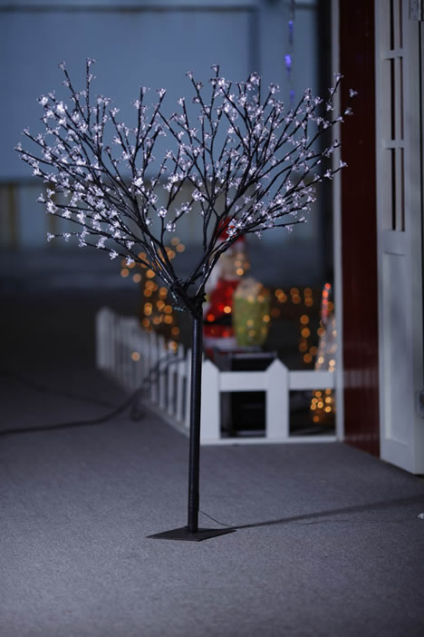 FY-50006 lumières de Noël DEL branche d'arbre petite lampe à ampoule pas cher sakura mené des lumières