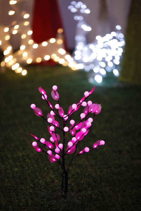 FY-50009 LED de Craciun ieftine ramură copac mic a condus lumini bec