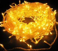  manufacturer In China Yellow 144 Superbright LED String Lights Multifunction Clear Cable  distributor